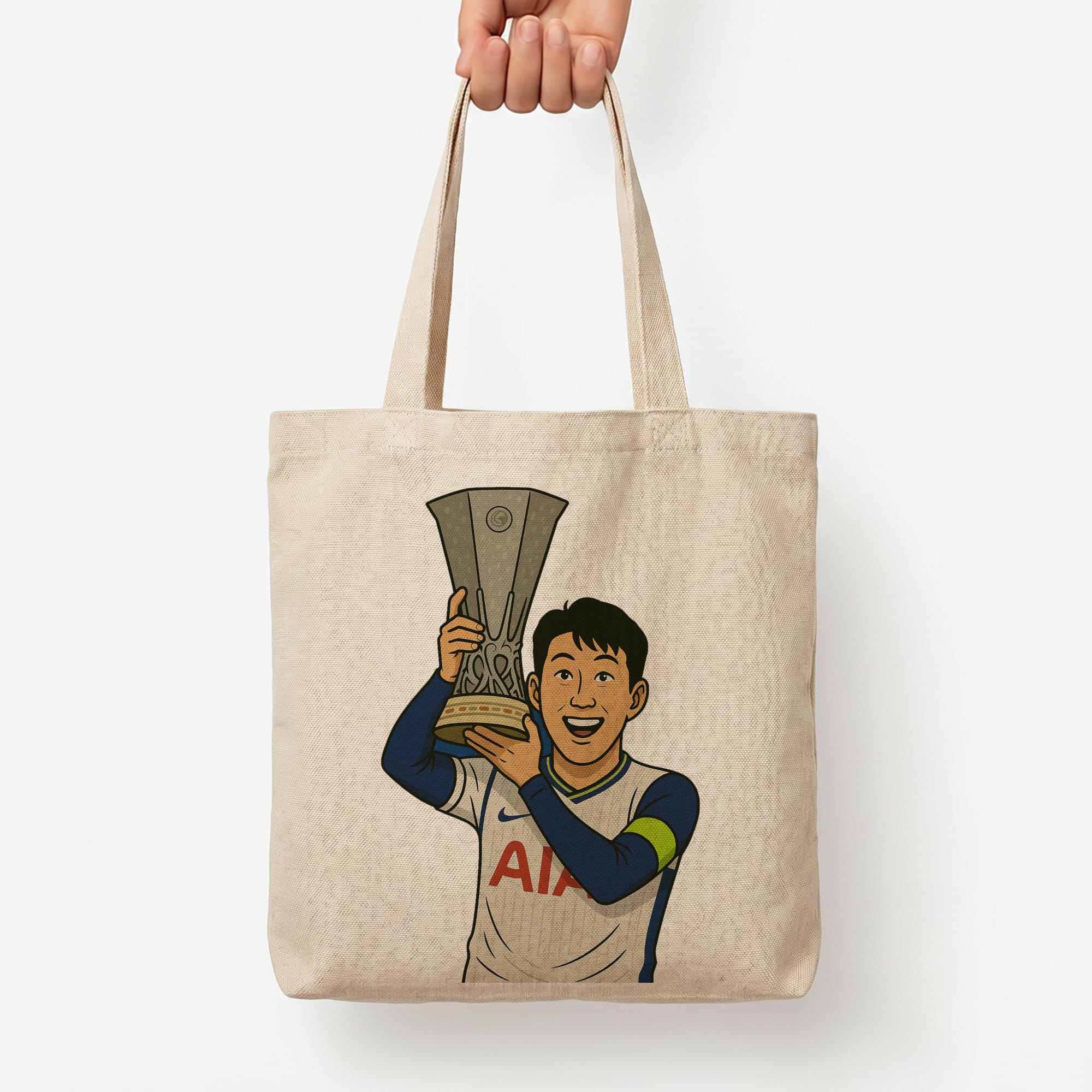 Son's Trophy Lift Tote Bag — Natural / Large