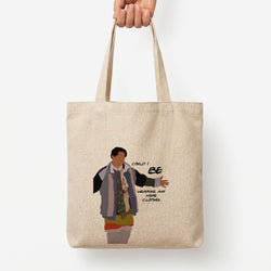 Could I Be Wearing Any More Clothes Tote Bag — Natural / Large