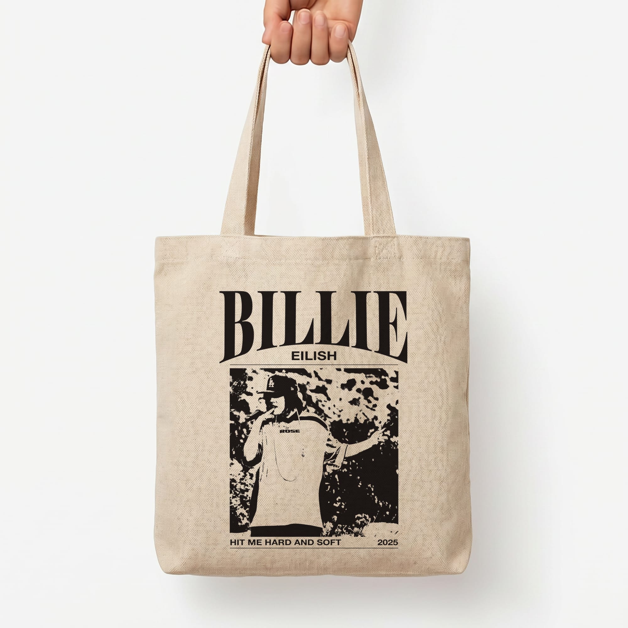HMHAS Red Tote Bag — Natural / Large