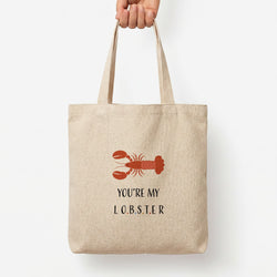 You're My Lobster Tote Bag — Natural / Large