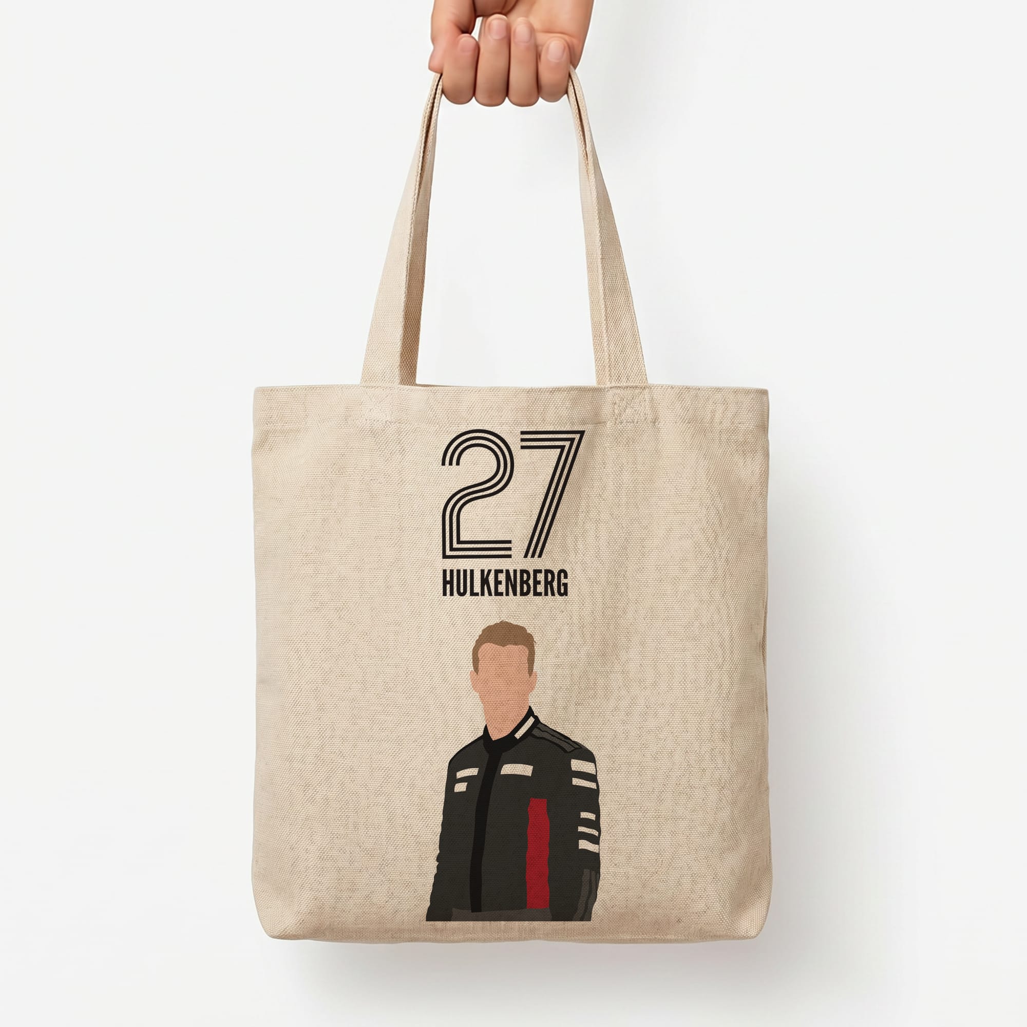 Hulkenberg 2026 Tote Bag — Natural / Large