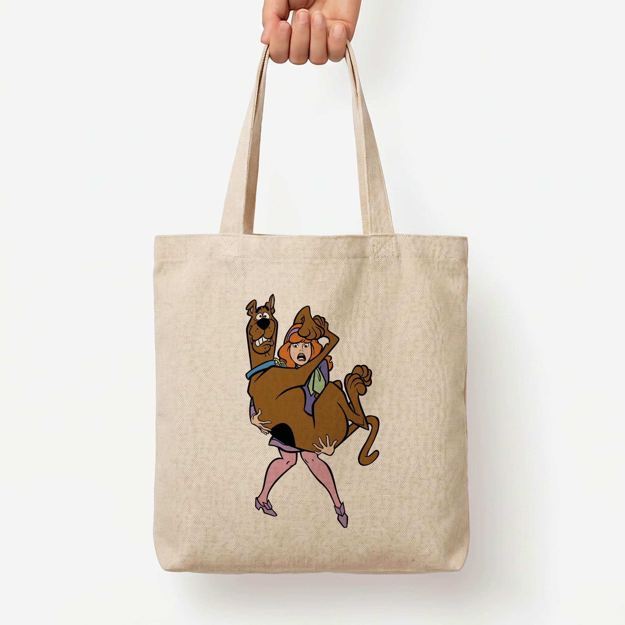 Scared - Scoob Tote Bag — Natural / Large