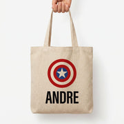 Captain America - Personalised Superhero Comic Tote Bag 3