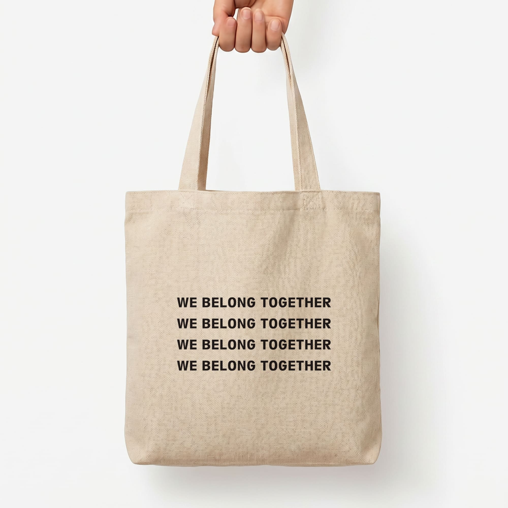 Belong Together Tote Bag — Natural / Large