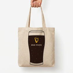 Dad-nness Tote Bag — Natural / Large