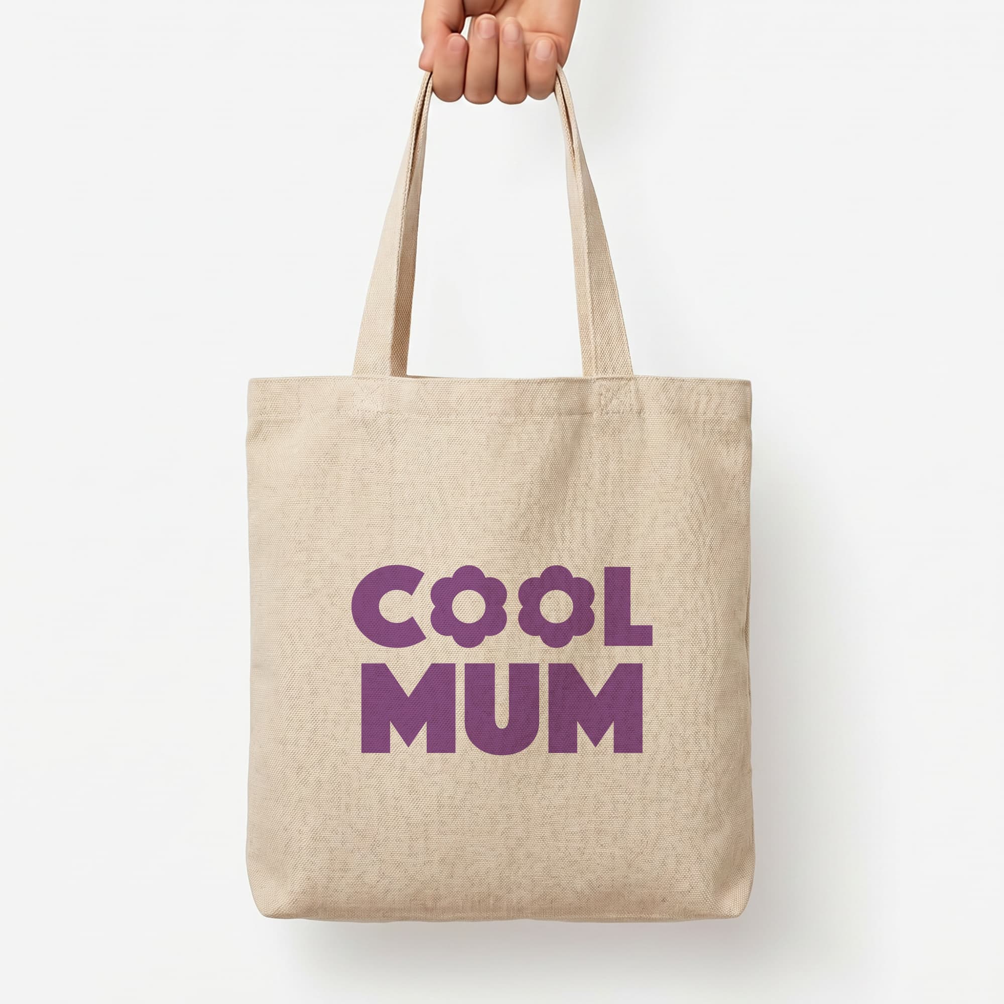 Cool Mum Tote Bag — Natural / Large