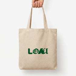 Logo Tote Bag — Natural / Large