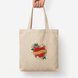 I love Alex Turner Tote Bag — Natural / Large