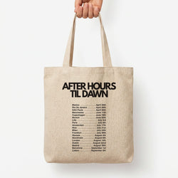 2026 Tour AHTD Tote Bag — Natural / Large