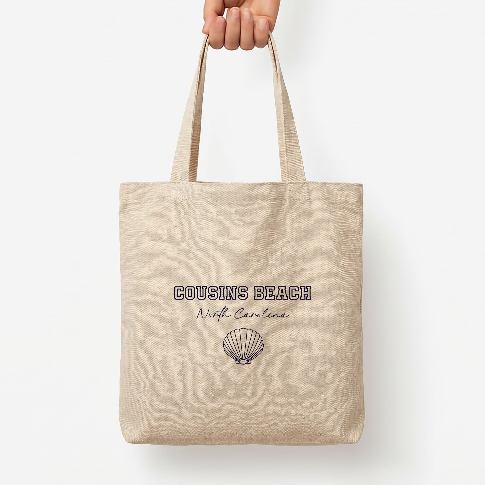 Cousins Beach - TSITP Tote Bag — Natural / Large