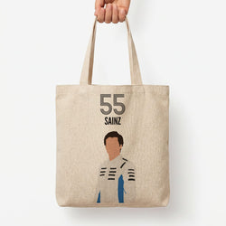 Sainz 2026 Tote Bag — Natural / Large