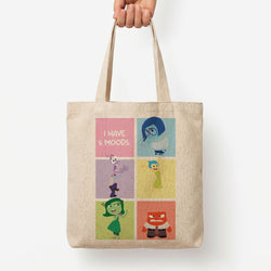 I Have Moods - Inside Out Tote Bag — Natural / Large