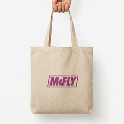 Yellow And Purple - McBand Tote Bag — Natural / Large