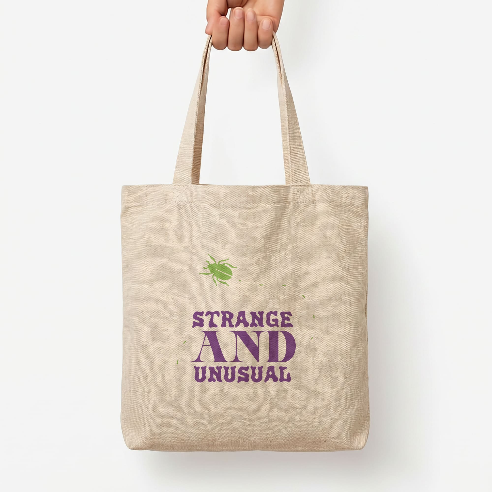 Strange And Unusual Tote Bag — Natural / Large