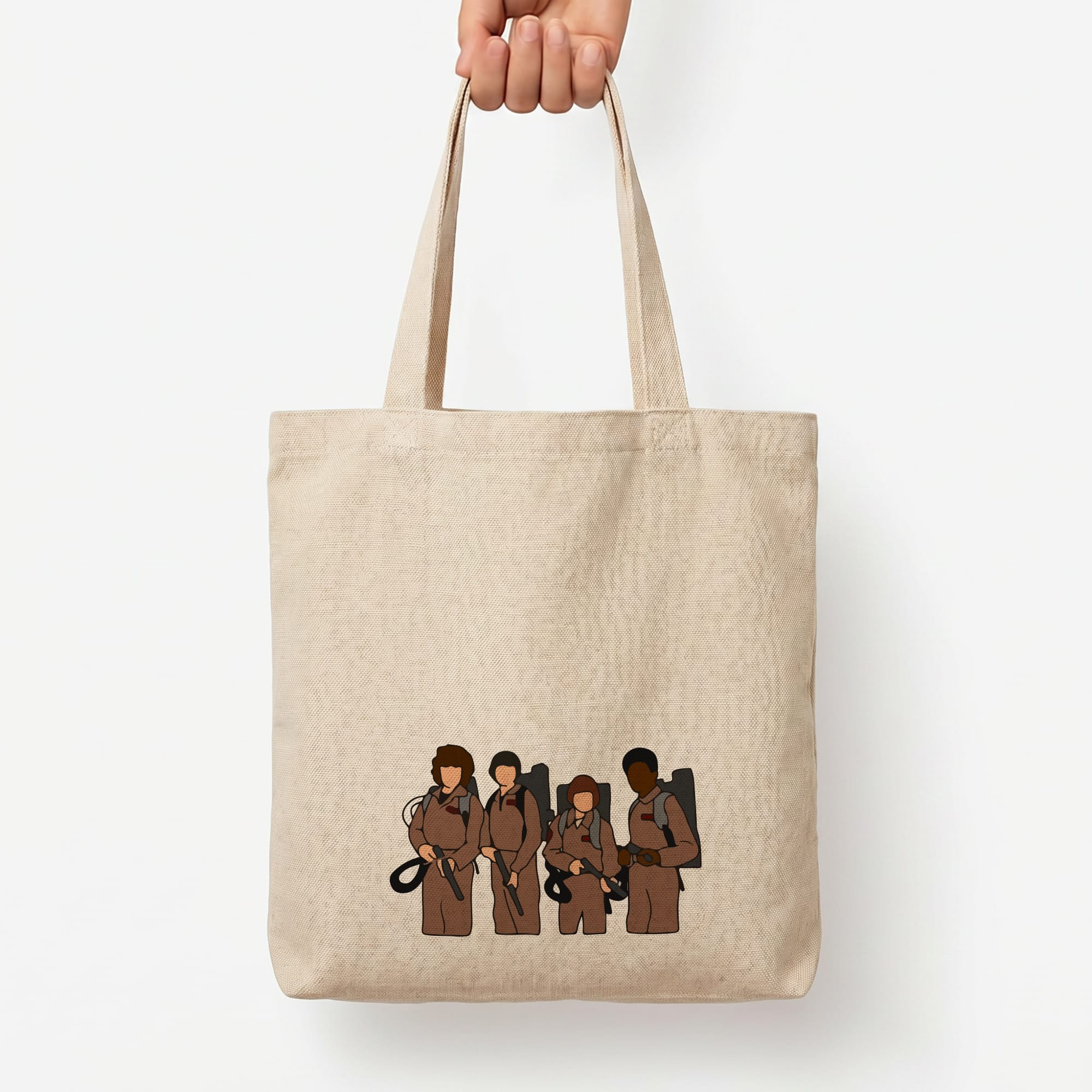 Ghost Busters Costumes Tote Bag — Natural / Large