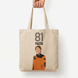 Piastri 2026 Tote Bag — Natural / Large