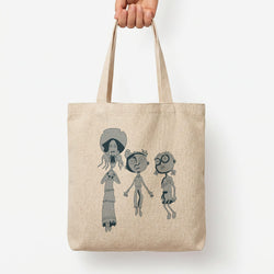 Cor Outline Tote Bag — Natural / Large