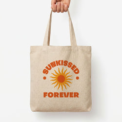 Sunkissed Forever Tote Bag — Natural / Large