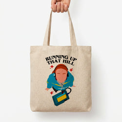Running Up That Hill Tote Bag — Natural / Large