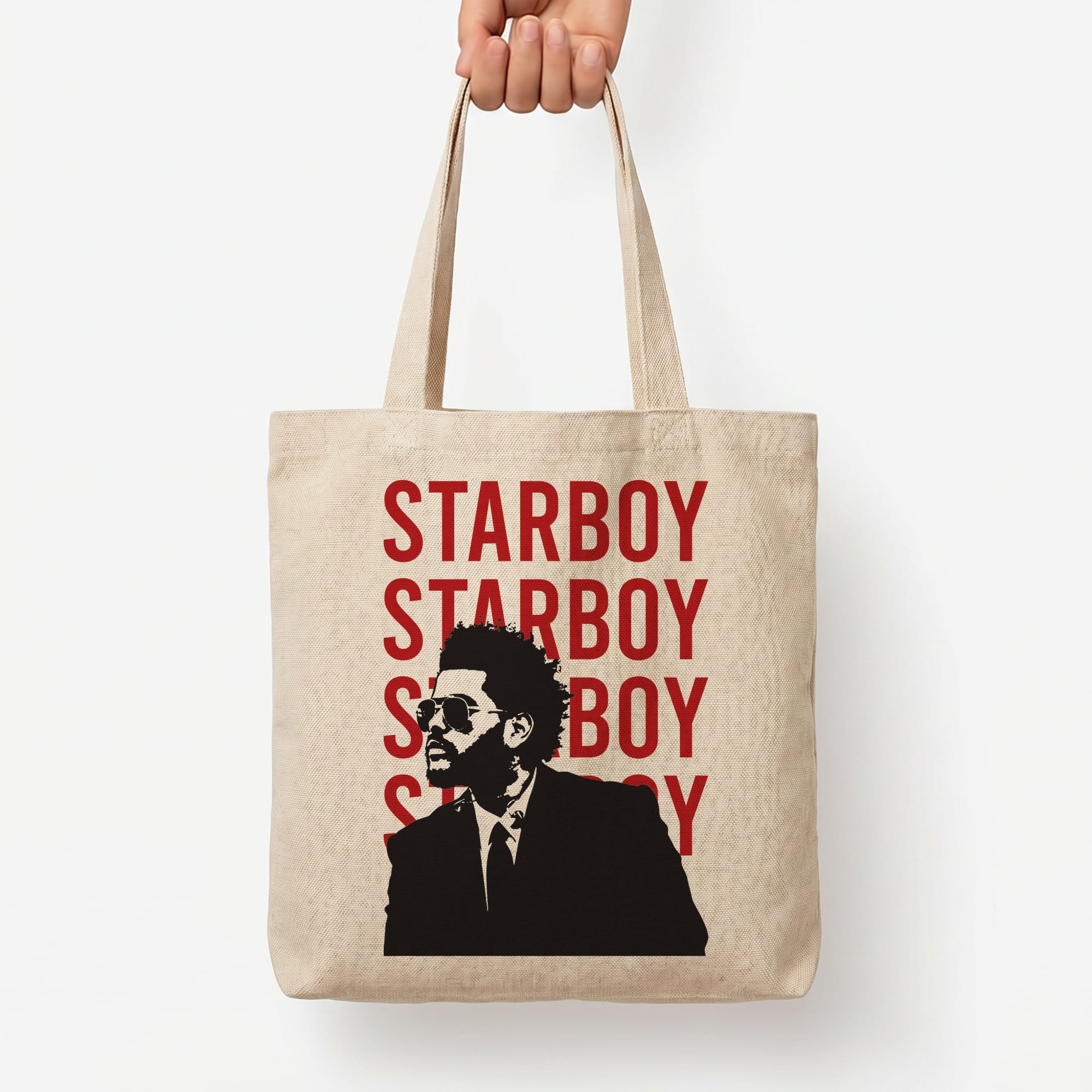 Starboy Singer Tote Bag — Natural / Large