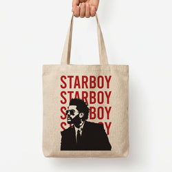 Starboy Singer Tote Bag — Natural / Large