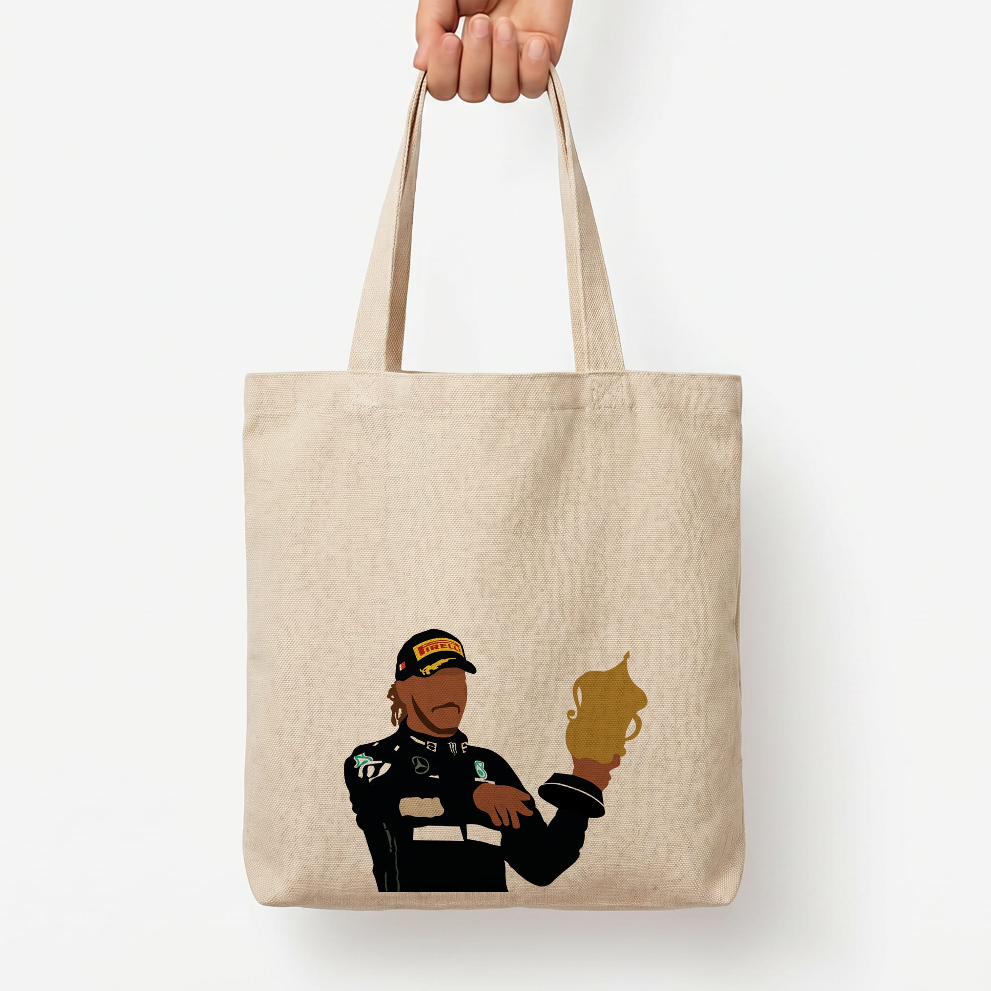 Hamilton - F1 Tote Bag — Natural / Large