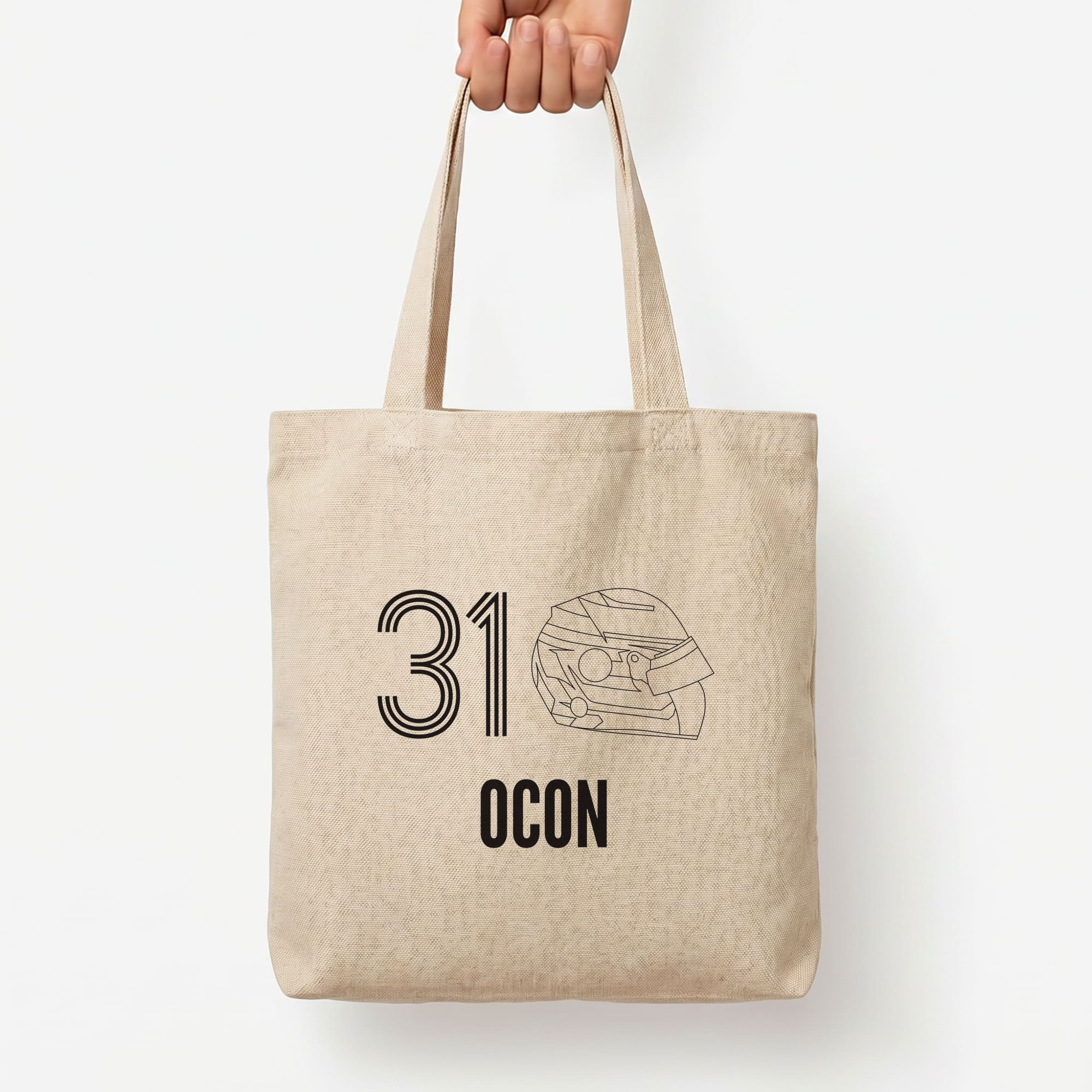 Ocon Helmet 2026 Tote Bag — Natural / Large