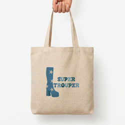 Super Trouper Tote Bag — Natural / Large