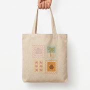 Tropical Stamps Tote Bag 3