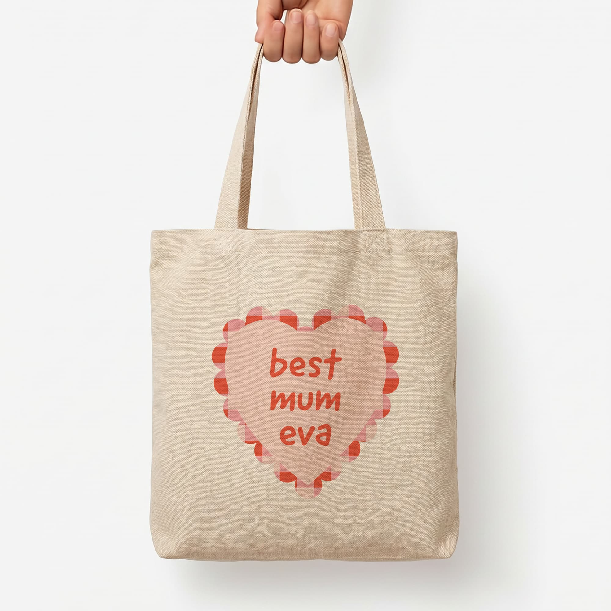 Best Mum Eva Tote Bag — Natural / Large
