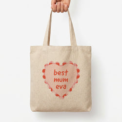 Best Mum Eva Tote Bag — Natural / Large