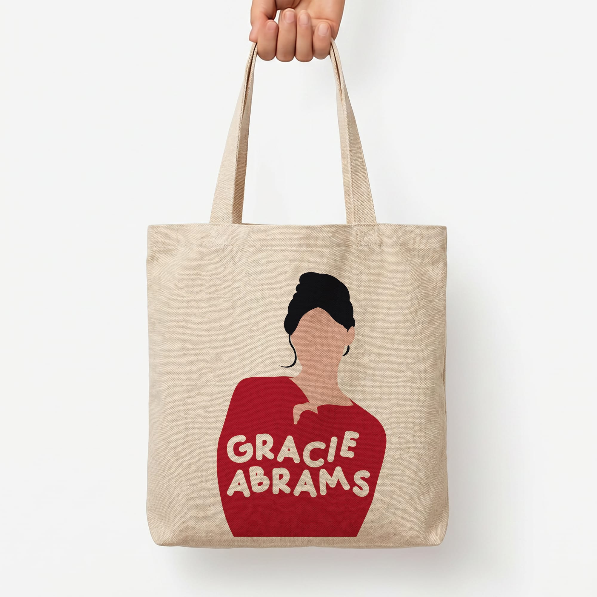 Portrait - Abrams Tote Bag — Natural / Large