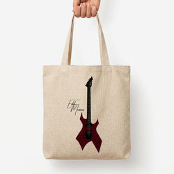Eddie Munson Guitar Tote Bag — Natural / Large