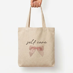 Self Care Tote Bag — Natural / Large
