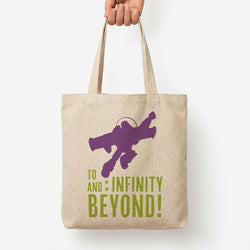 Infinity And Beyond Tote Bag — Natural / Large