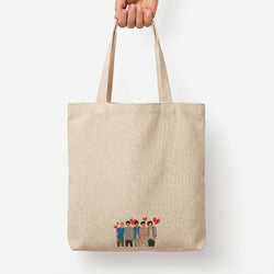 Love Band Tote Bag — Natural / Large