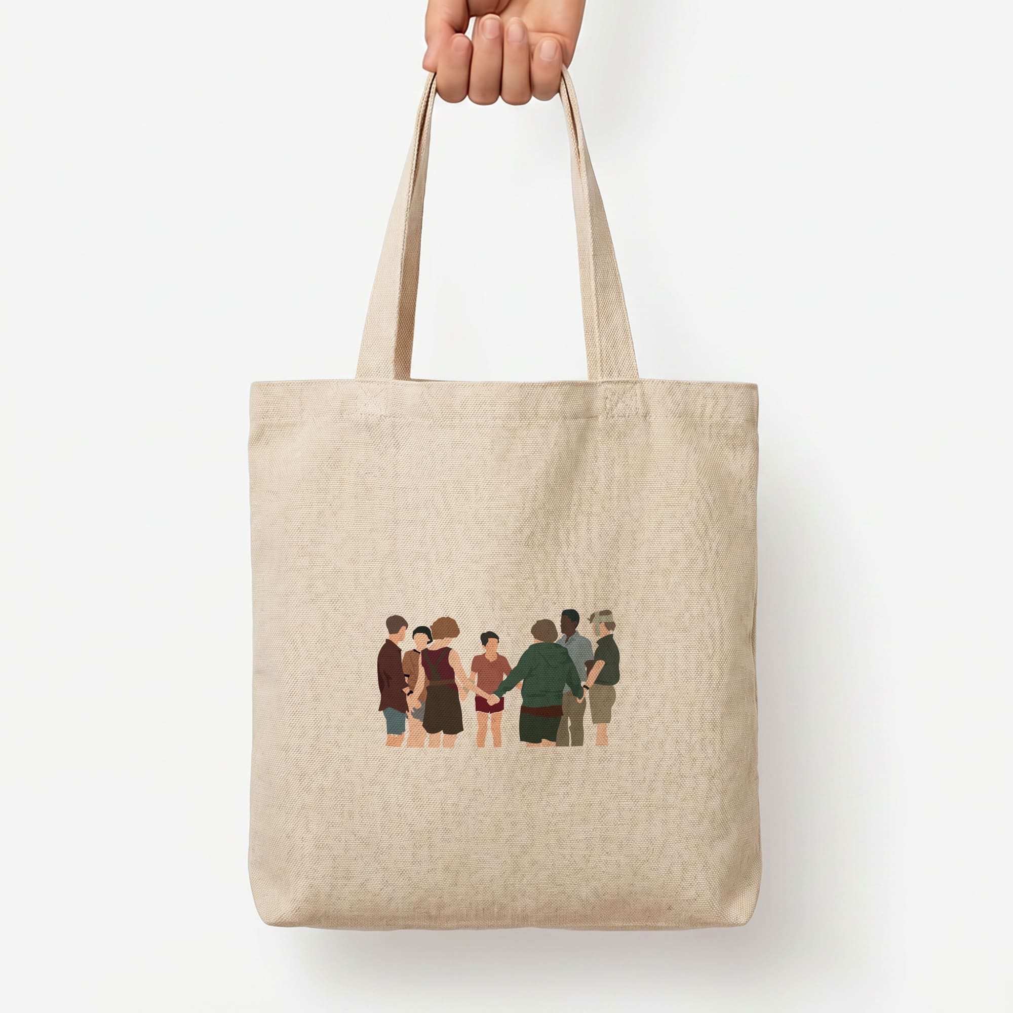 Group - Clown Tote Bag — Natural / Large