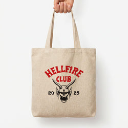 Hellfire Club 2025 Tote Bag — Natural / Large