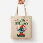 Cute Blue Alien Elf Tote Bag 3