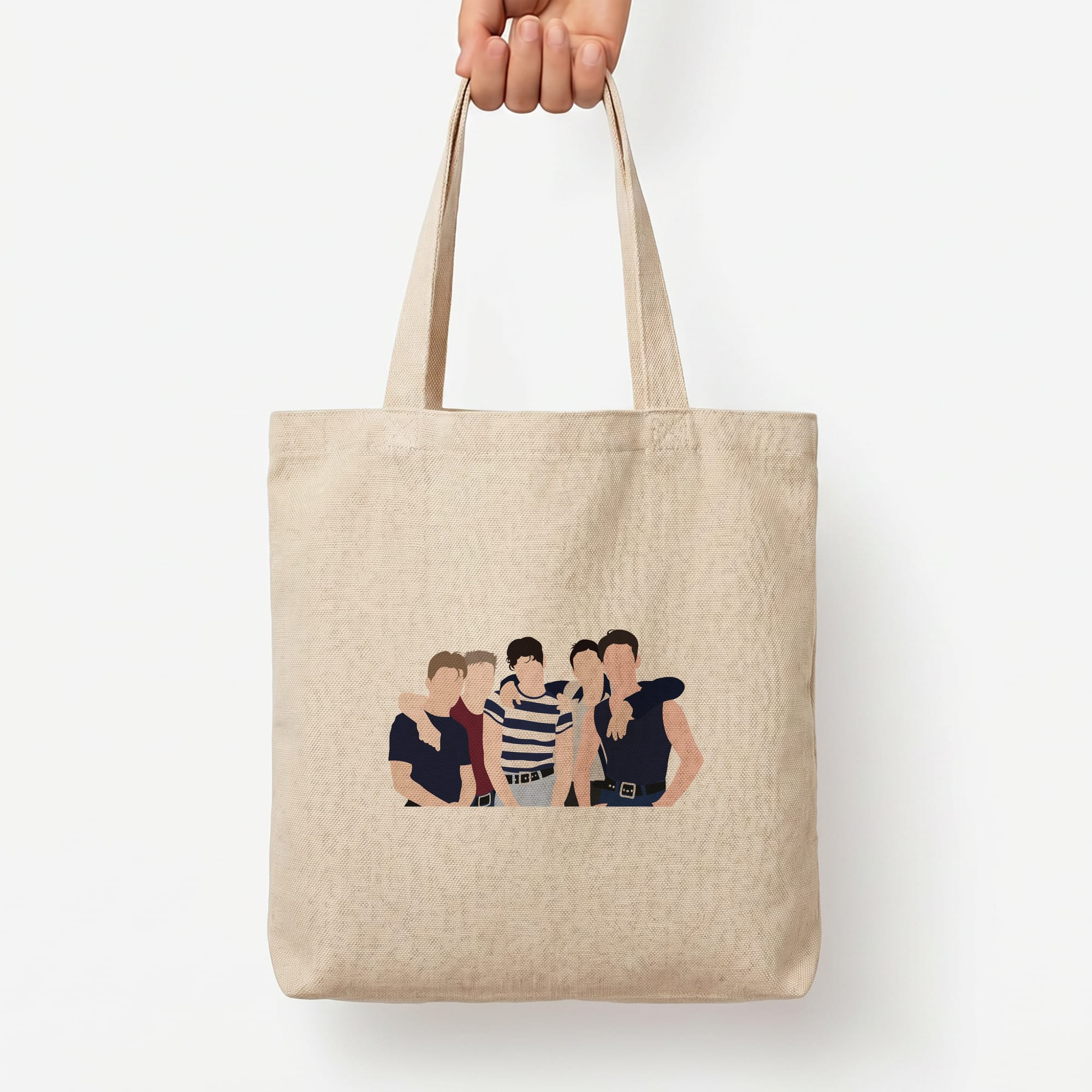 Take Band Members Tote Bag — Natural / Large