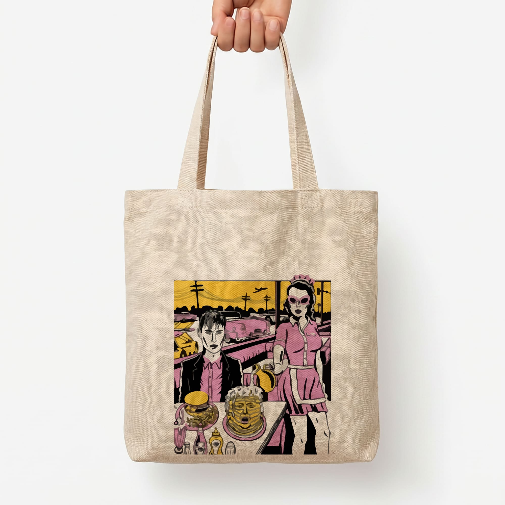 Popart Fender Tote Bag — Natural / Large