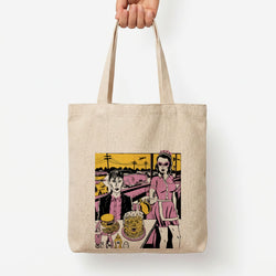 Popart Fender Tote Bag — Natural / Large