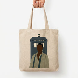The Doctor Tote Bag — Natural / Large