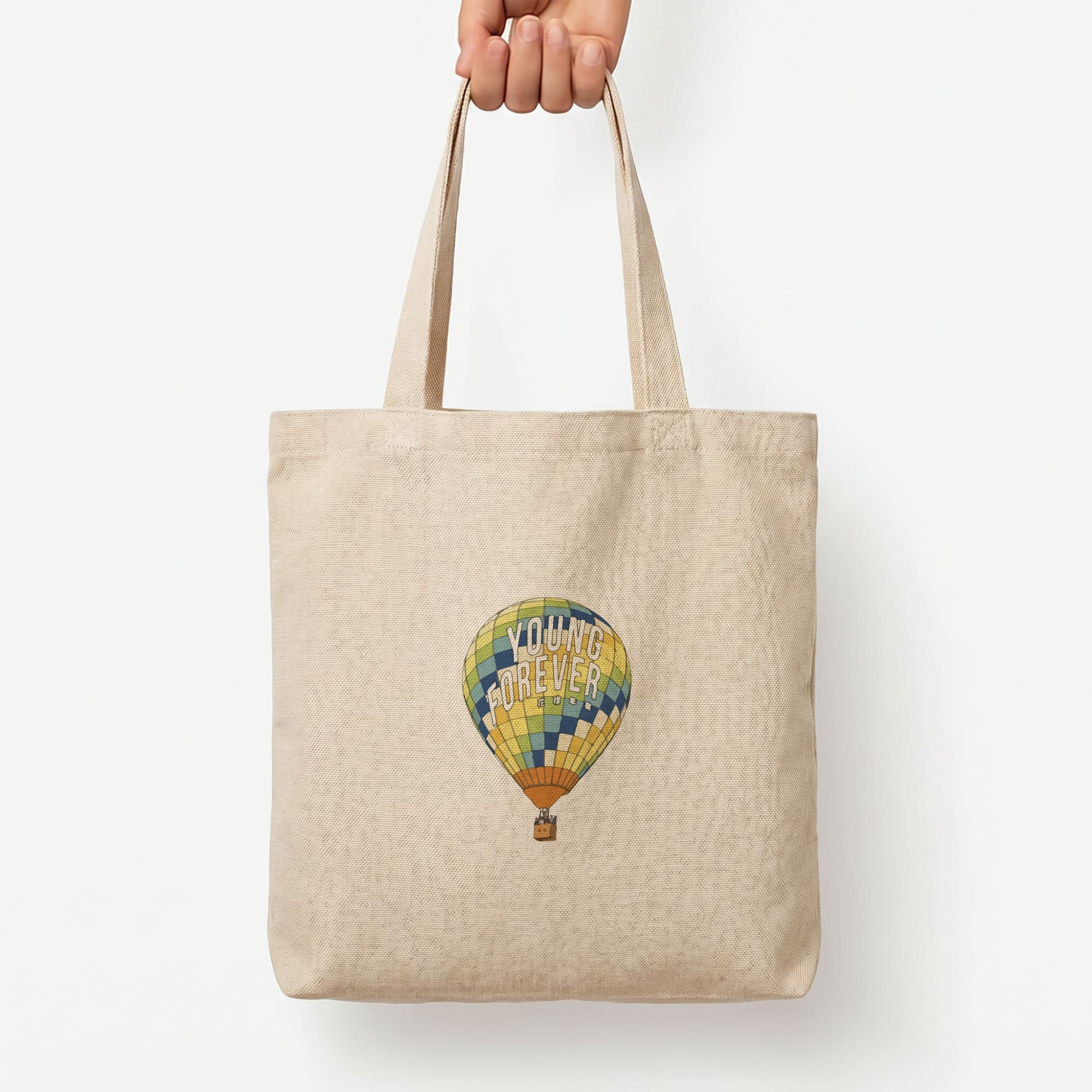Young Forever - K Pop Tote Bag — Natural / Large