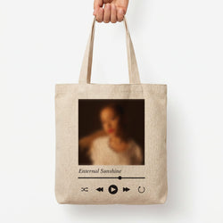 Sunshine Music Player Tote Bag — Natural / Large