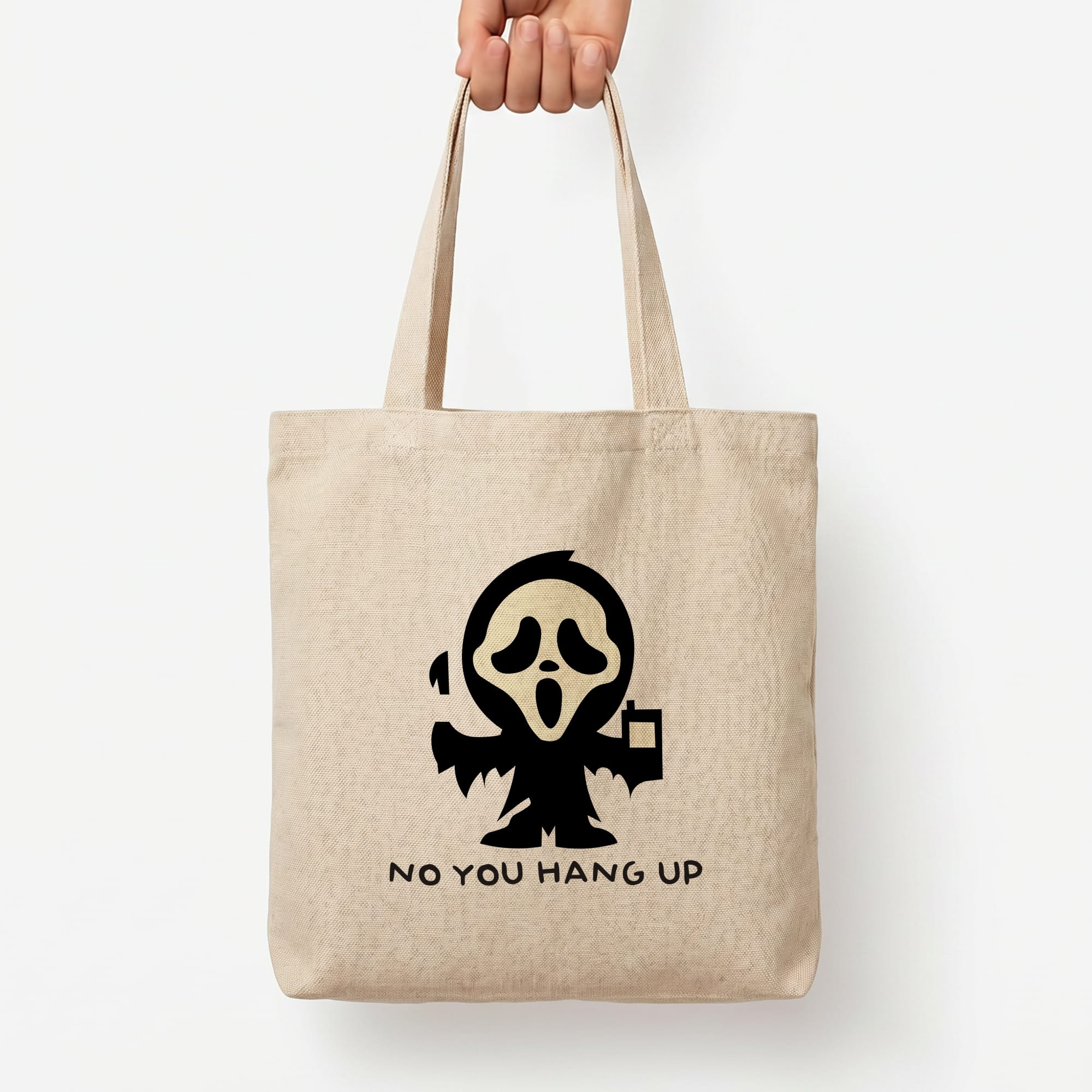 Baby Ghostface - Scream Tote Bag — Natural / Large