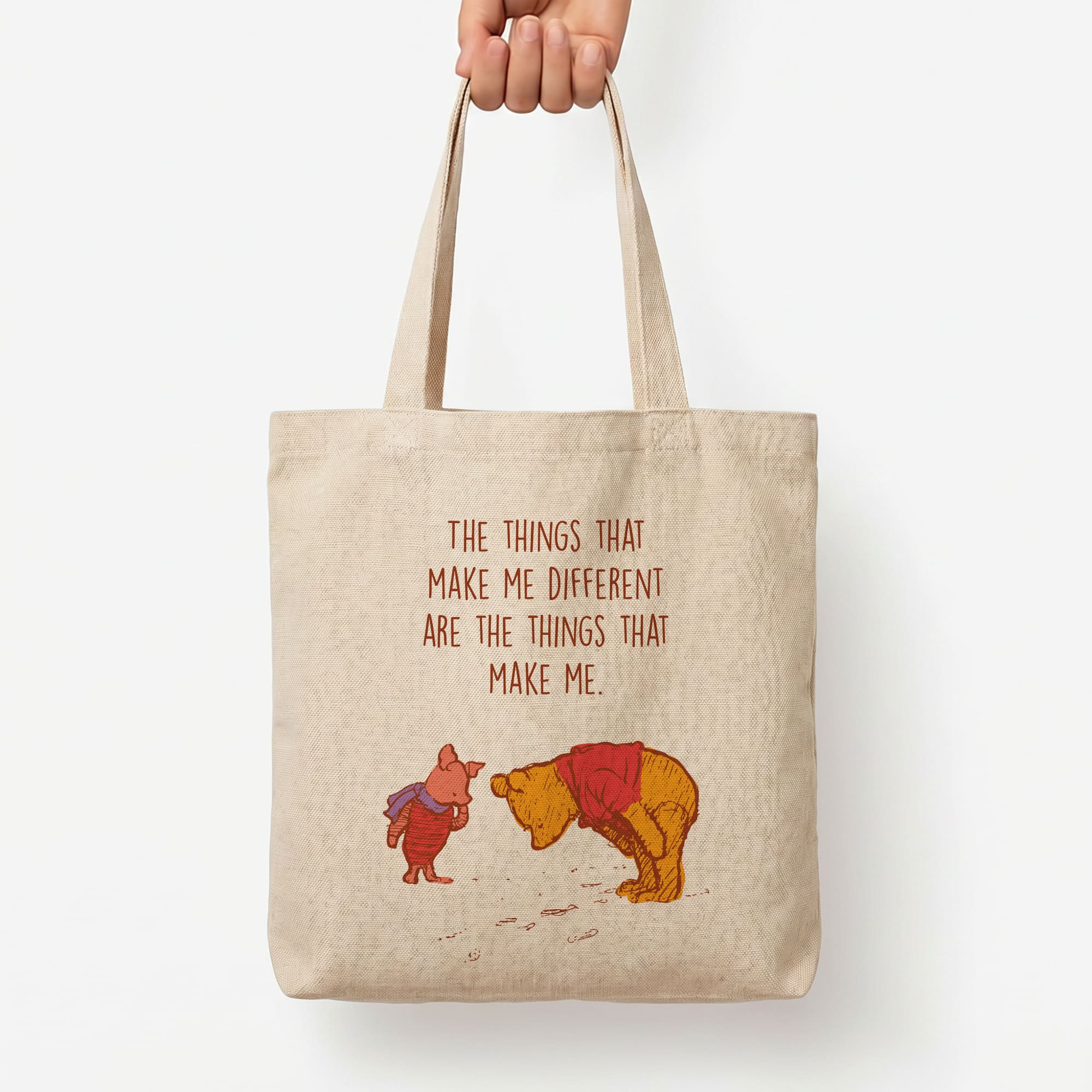 The Things That Make Me Different  Tote Bag — Natural / Large