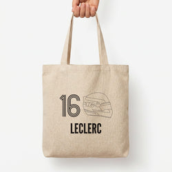 Leclerc Helmet 2026  Tote Bag — Natural / Large