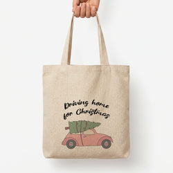 Driving Home For Christmas - Christmas Songs Tote Bag — Natural / Large