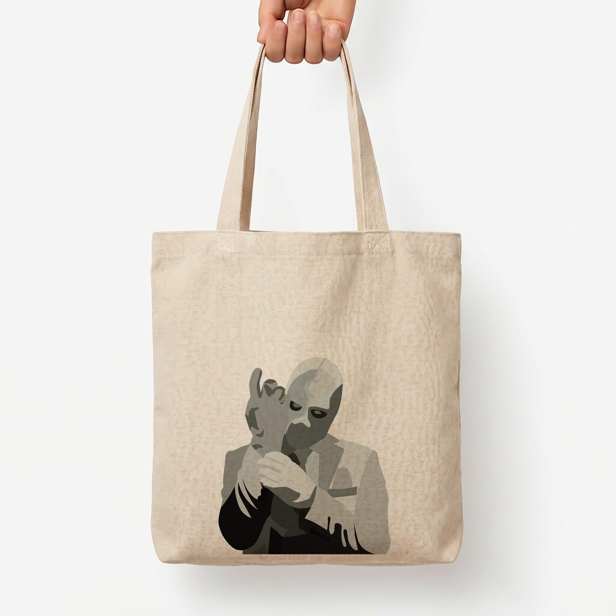 Moon knight Tote Bag — Natural / Large